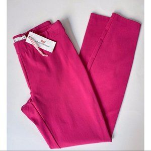 NWT VINEYARD VINES stretch woven pant cranberry 2
